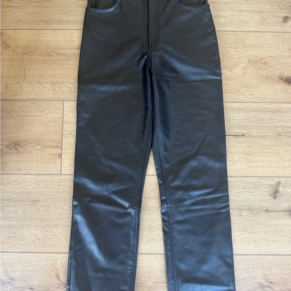 Abercrombie & Fitch Sleek Black Straight Leg Pants